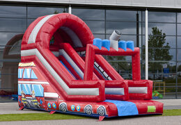 Acquista uno scivolo gonfiabile con il tema Vigili del fuoco