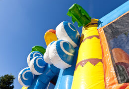 Giochi gonfiabili scivolo da spiaggia multigiocatore con scivolo, oggetti divertenti sulla superficie di salto e oggetti 3D accattivanti da acquistare per i bambini. Ordina i multiattività medio online su JB Gonfiabili Italia