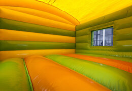 Acquistare un gioco gonfiabile multigioco con scivolo con il tema giungla per bambini