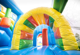  Acquistare un gioco gonfiabile multiattività con scivolo e ostacoli con il tema mare