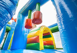  Acquistare un gioco gonfiabile multiattività con scivolo e ostacoli con il tema mare