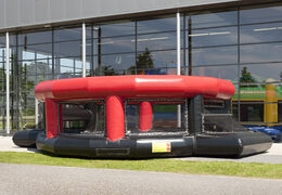 Acquista gabbia calcio gonfiabile Panna senza tetto per bambini. Ordina ora la gabbia gonfiabile per il calcio in panna online su JB Gonfiabili Italia