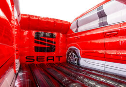 Ordina online SEAT personalizzati - gonfiabili per auto in rosso su JB Gonfiabili Italia; specialista in articoli pubblicitari gonfiabili come castello gonfiabile personalizzati