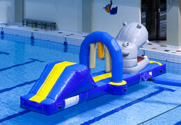 Acquista un corso d'assalto ippopotamo eseguito con oggetti divertenti per grandi e piccini. Ordina ora i percorsi ad ostacoli gonfiabili online su JB Gonfiabili Italia