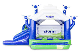 Acquista la castello gonfiabile personalizzati Storm - Multifun Windmill con scivolo su misura da JB Gonfiabili Italia. Design gratuito per castello gonfiabile nella tua identità aziendale