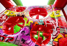 Mega percorso ad ostacoli gonfiabile Stadt Dormund Jugendamt per grandi e piccini. Acquista ora i percorsi ad ostacoli gonfiabili online su JB Gonfiabili Italia