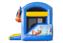 Ordina mini castello gonfiabile nemo con scivolo per bambini. Acquista castelli gonfiabili online su JB Gonfiabili Italia