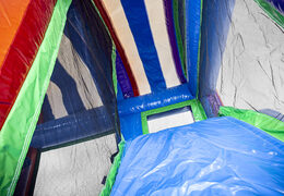 Acquista una piccola castello gonfiabile a tema unicorno con scivolo per bambini. Ordina i castelli gonfiabili online su JB Gonfiabili Italia