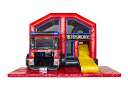 Ordina il castello gonfiabile Captian Jack multiplay Fire Brigade su misura presso JB Gonfiabili Italia. Richiedi ora un design gratuito per castello gonfiabile personalizzati nella tua identità aziendale