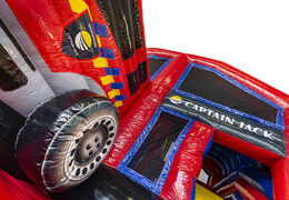 I castello gonfiabile per interni Captian Jack multiplay Fire Brigade sono perfetti per qualsiasi evento. Ordina castello gonfiabile personalizzati promozionali da JB Gonfiabili Italia