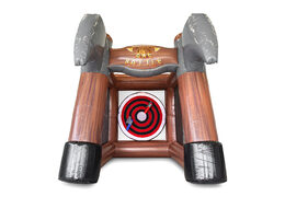 Ordina il gioco gonfiabile di battaglia dell'ascia per grandi e piccini. Acquista ora castello gonfiabile online su JB Gonfiabili Italia