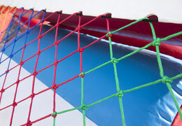  Acquistare un gioco gonfiabile multiattività con scivolo e ostacoli con il tema vigili del fuoco