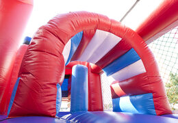  Acquistare un gioco gonfiabile multiattività con scivolo e ostacoli con il tema vigili del fuoco