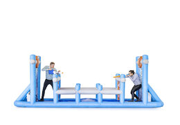 Ottieni IPS Water Wars gonfiabili con cannoni ad acqua per grandi e piccini. Ordina ora le attrazioni acquatiche gonfiabili online su JB Gonfiabili Italia