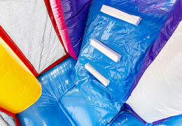  Acquistare un gioco gonfiabile multiattività con scivolo e ostacoli con il tema fenicottero