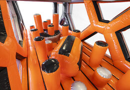 Ordina il percorso a ostacoli Pillar Dodger gonfiabile gigante da 40 pezzi per bambini. Acquista ora i percorsi ad ostacoli gonfiabili online su JB Gonfiabili Italia