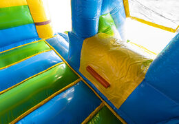 Acquista il castello gonfiabile combinato di scivoli gonfiabili a tema hawaii per bambini. Castelli gonfiabili con scivolo disponibili per l'acquisto presso JB Gonfiabili Italia