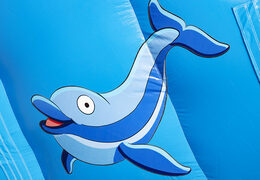 Ottieni il tuo scivolo gonfiabile delfino con i colori allegri, gli oggetti 3D e la divertente stampa sulla parete laterale per i bambini. Ordina gli scivoli gonfiabili da JB Gonfiabili Italia