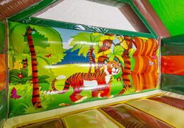 Ordina la castello gonfiabile combinata con scivolo gonfiabile in tema amazone per bambini. Acquista castelli gonfiabili con combinazione di scivoli da JB Gonfiabili Italia