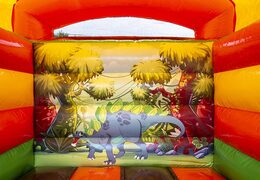 Castello gonfiabile piccola da acquistare a tema dinosauro colorato. Castelli gonfiabili disponibili su JB Gonfiabili Italia online