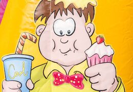 Piccolo castello gonfiabile aperto gonfiabile in vendita a tema festa. Acquista castelli gonfiabili su JB Gonfiabili Italia online