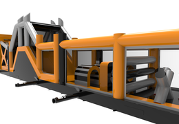 Percorso ad ostacoli gigante gonfiabile di 48,5 m per bambini. Ordina ora i percorsi ad ostacoli gonfiabili online su JB Gonfiabili Italia