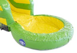 Ordina Dino Acquascivolo Castello gonfiabile con scivolo d'acqua per bambini. Acquista castelli gonfiabili online su JB Gonfiabili Italia