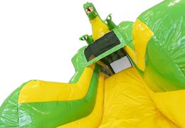 Ordina Dino Acquascivolo Castello gonfiabile con scivolo d'acqua per bambini. Acquista castelli gonfiabili online su JB Gonfiabili Italia