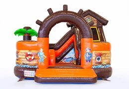 Acquista un castello gonfiabile multifunzionale Funcity Pirate con scivolo per bambini. Ordina i castelli gonfiabili online su JB Gonfiabili Italia