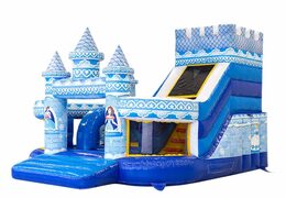 Acquista un grande castello gonfiabile multigiocatore blu aperto gonfiabile con scivolo a tema principessa funcity per bambini. Ordina i castelli gonfiabili online su JB Gonfiabili Italia