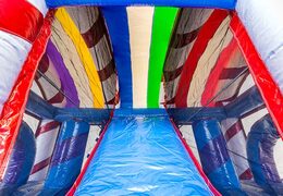 Acquista castello gonfiabile multigiocatore per interni con scivolo e oggetti 3D per bambini. Ordina i castelli gonfiabili online su JB Gonfiabili Italia