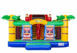 Ordina il castello gonfiabile di Slidebox Hawaii con scivolo per bambini. Acquista castelli gonfiabili online su JB Gonfiabili Italia 