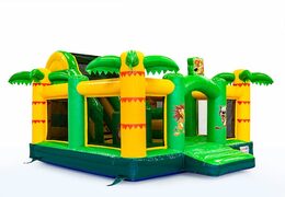 Acquista Boss Gonfiabile Slidebox Jungle Theme castello gonfiabile con scivolo per bambini. Ordina i castelli gonfiabili online su JB Gonfiabili Italia