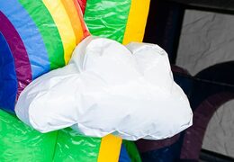 Ordina un grande castello gonfiabile per interni con unicorno con scivolo a tema Lego per bambini. Acquista castelli gonfiabili online su JB Gonfiabili Italia