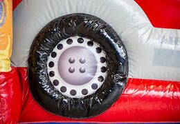 Ordina un grande castello gonfiabile per vigili del fuoco da interni con scivolo a tema Lego per bambini. Acquista castelli gonfiabili online su JB Gonfiabili Italia