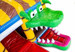 Acquista il castello gonfiabile dei pirati multigiocatore gonfiabile per interni con uno scivolo e oggetti 3D per bambini. Ordina i castelli gonfiabili online su JB Gonfiabili Italia