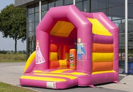 Ordina un castello gonfiabile blu midi multifun con tetto per bambini in tema principessa. Acquista castelli gonfiabili online su JB Gonfiabili Italia