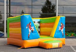 Mini open springkussen te koop in thema voetbal voor kinderen. Koop springkussens online bij JB Inflatables Nederland