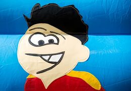 Acquista saltarelli gonfiabili medio in colori sorprendenti con un grande oggetto 3D di un pallone da calcio in cima per i bambini. Ordinacastello gonfiabile medio online su JB Gonfiabili Italia