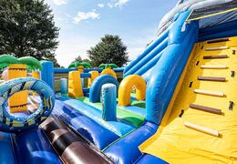 Opblaasbaar mega springkussen in sea life thema met 3D objecten kopen voor kinderen