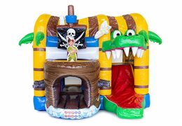 Ordina il mini castello gonfiabile dei pirati con scivolo per bambini. Acquista castelli gonfiabili online su JB Gonfiabili Italia
