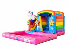 Ordina il castello gonfiabile scivolo acquatico multigiocatore a tema unicorno con o senza vasca da bagno per bambini su JB Gonfiabili Italia. Acquista saltarelli gonfiabili acquatici online su JB Gonfiabili Italia