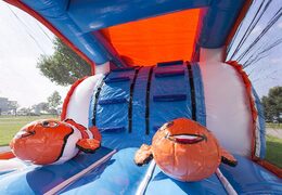 Acquista un percorso a ostacoli gonfiabile di 8 m con mondi marini con oggetti 3D per bambini. Ordina ora i percorsi ad ostacoli gonfiabili online su JB Gonfiabili Italia