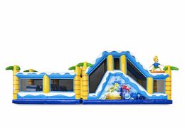 Naviga in un percorso ad ostacoli gonfiabile con oggetti 3D coordinati per bambini. Acquista ora i percorsi ad ostacoli gonfiabili online su JB Gonfiabili Italia