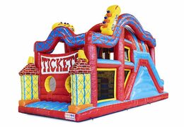 Acquista un percorso ad ostacoli gonfiabile di 9 metri in montagne russe a tema per bambini. Ordina ora i percorsi ad ostacoli gonfiabili online su JB Gonfiabili Italia