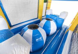Ordina un percorso ad ostacoli modulare lungo 19 metri in tema surf con oggetti 3D coordinati per bambini. Acquista ora i percorsi ad ostacoli gonfiabili online su JB Gonfiabili Italia