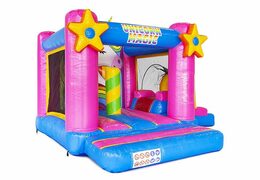 acquista piccolo cuscino d'aria gonfiabile con scivolo a tema unicorno