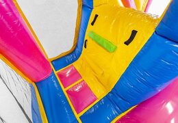 Sdraietta gonfiabile per bambini a tema unicorno con scivolo e oggetti da acquistare