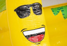 Cuscino d'aria standard gonfiabile con banane e scimmie in vendita per bambini