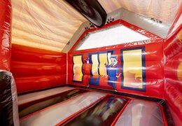 Ordina il cuscino gonfiabile castello gonfiabile con scivolo a tema hotel animale per bambini